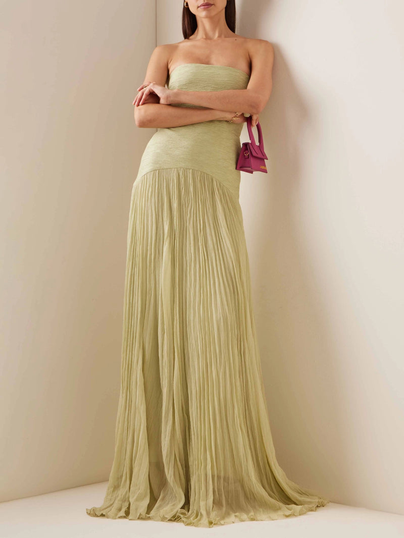 Malia | Robe Drapée & Élégance Aérienne