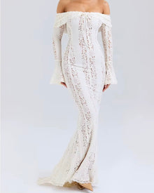 Eline | Robe Sirène En Dentelle & Allure Bohème