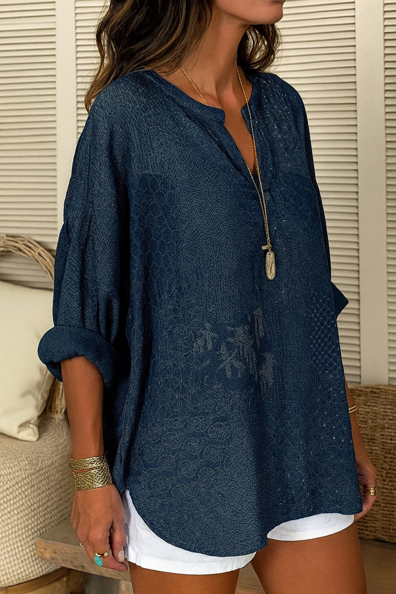 Morena | Blouse Décontractée Vintage