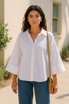 Cléa | Blouse Décontractée d’Été
