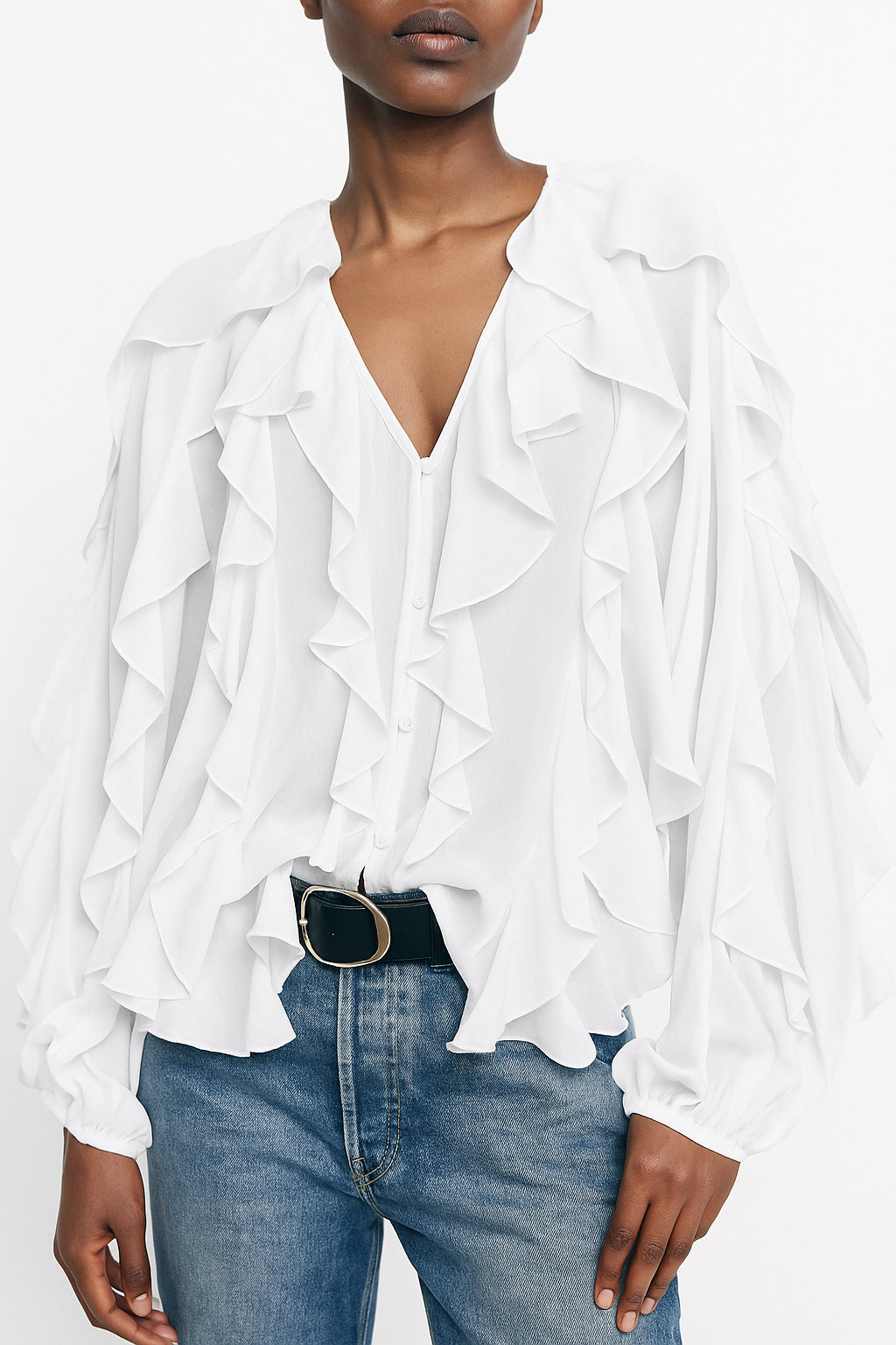 Lys | Blouse Romantique & Volume Léger