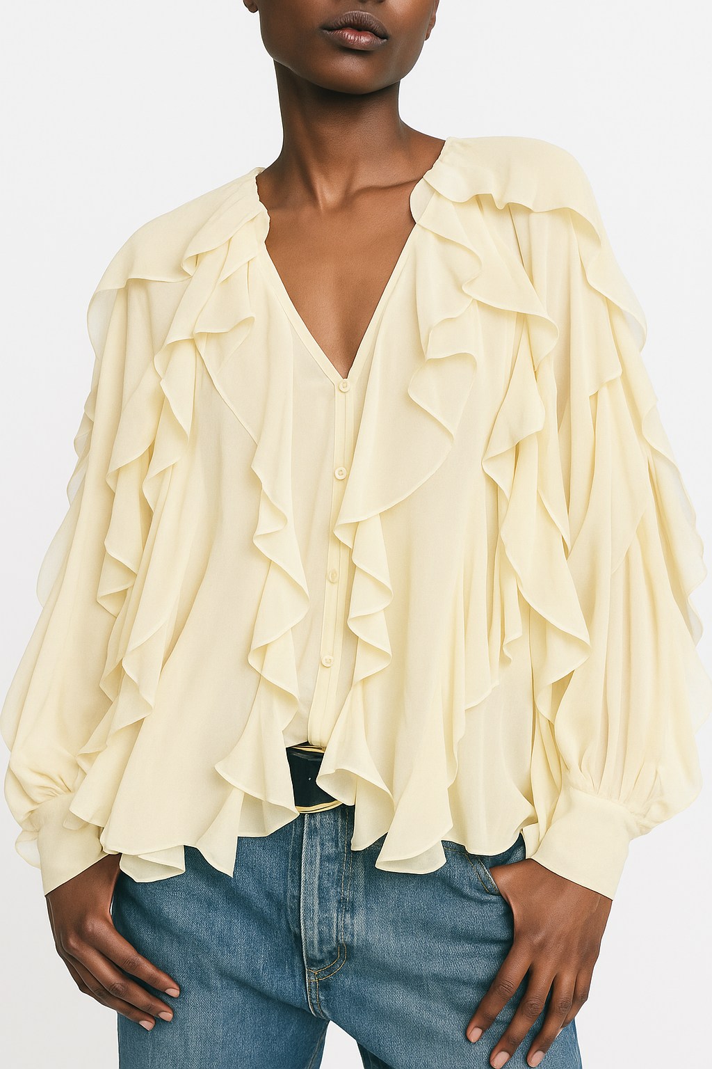 Lys | Blouse Romantique & Volume Léger