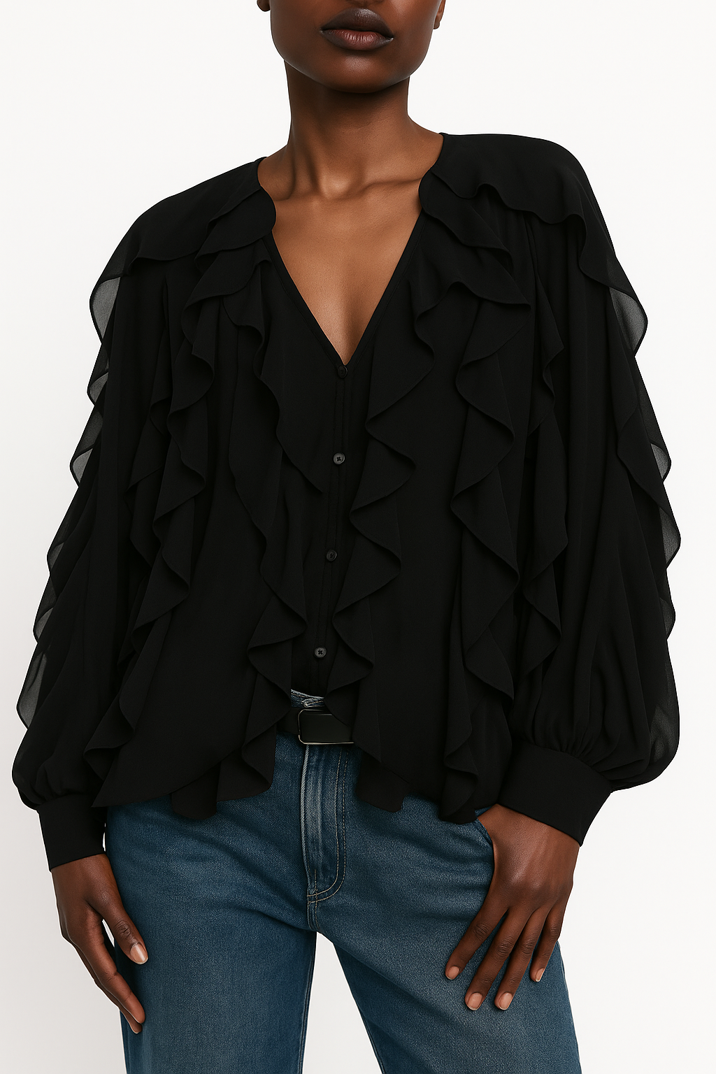 Lys | Blouse Romantique & Volume Léger