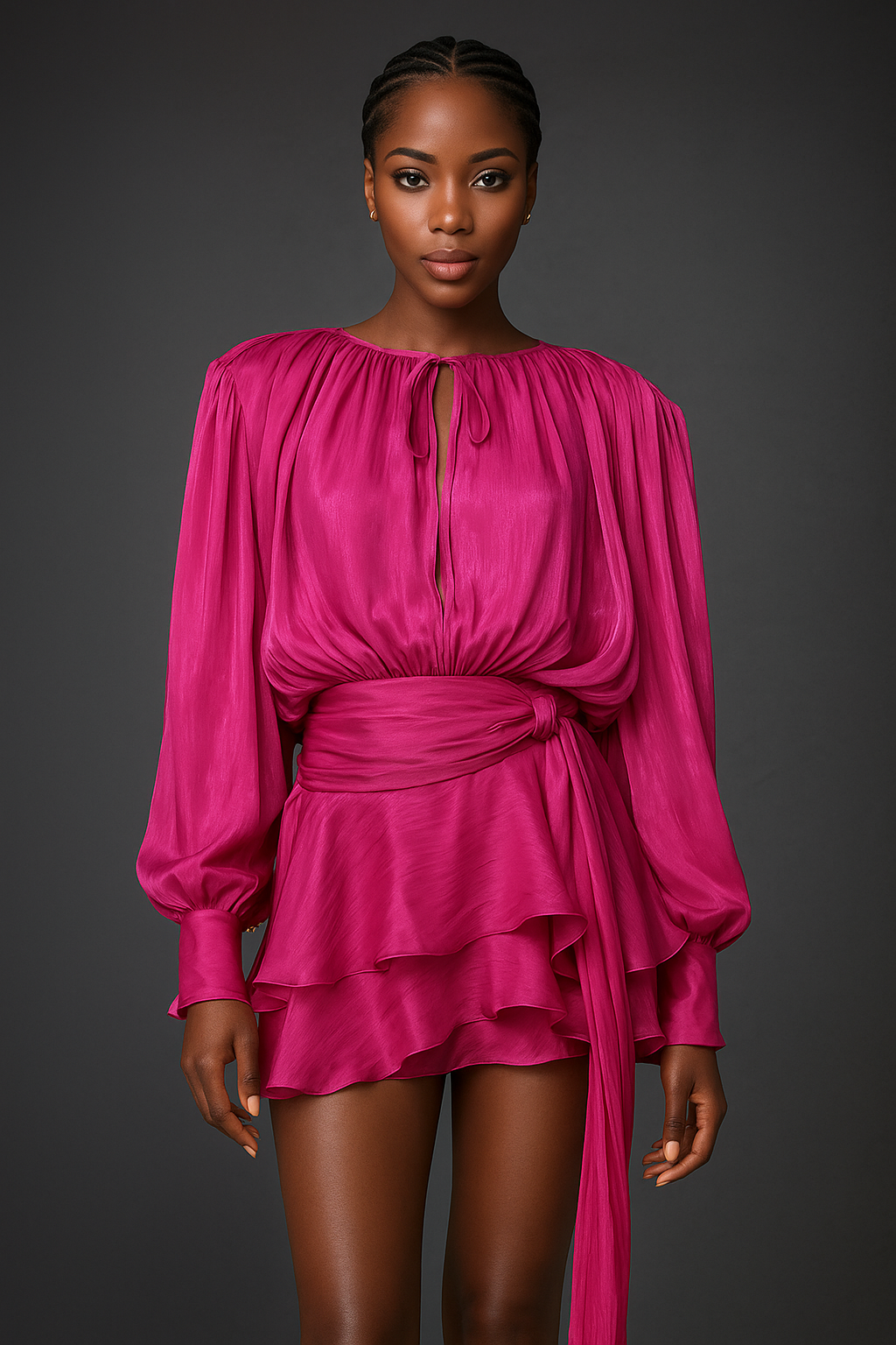 Iris | Robe Satinée de Rêve