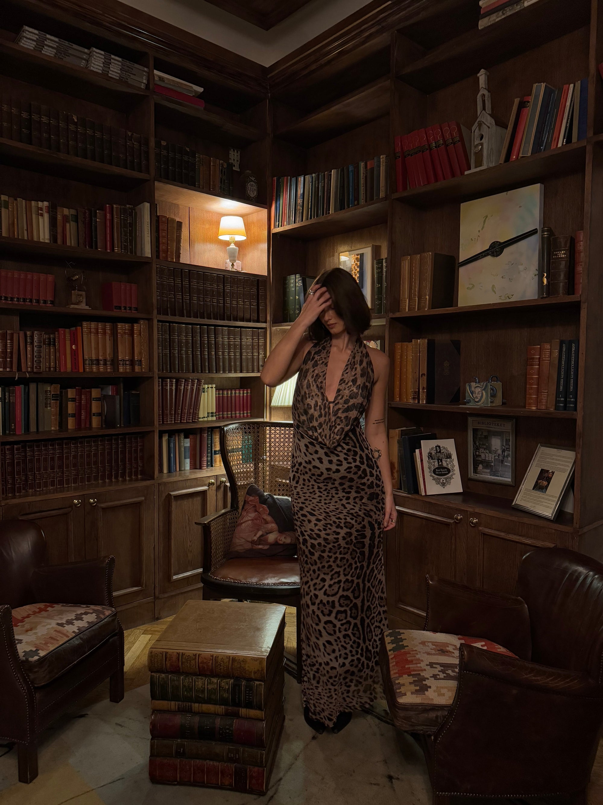 Columbine | Robe Maxi Léopard
