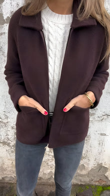 Sutton™ | Veste Élégante à Col Revers avec Fermeture Éclair