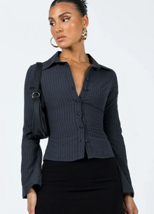 Elina | Blouse Rayée Élégante