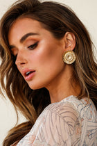 Boucles d'oreilles en or Tournesol
