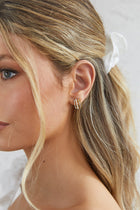 Boucles d'oreilles Ophelia en perles et cristaux dorés