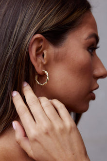 Boucles d'oreilles créoles Millie en or