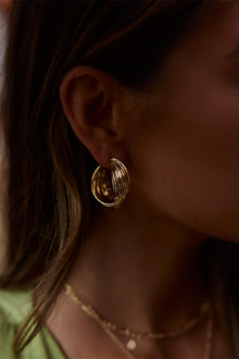 Boucles d'oreilles créoles Celia en or