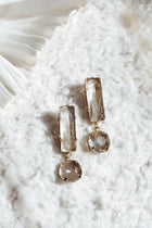 Boucles d'oreilles en cristal de verre Cara