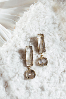 Boucles d'oreilles en cristal de verre Cara