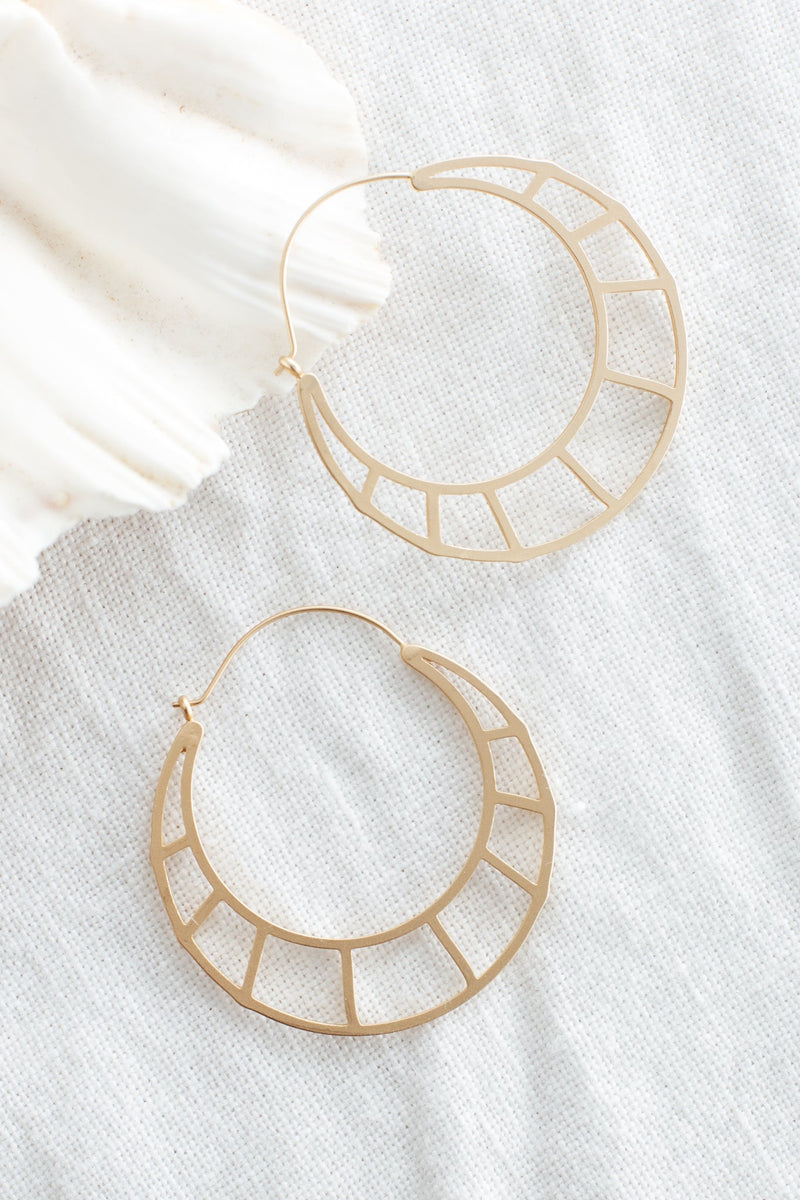Boucles d'oreilles Dinah en or