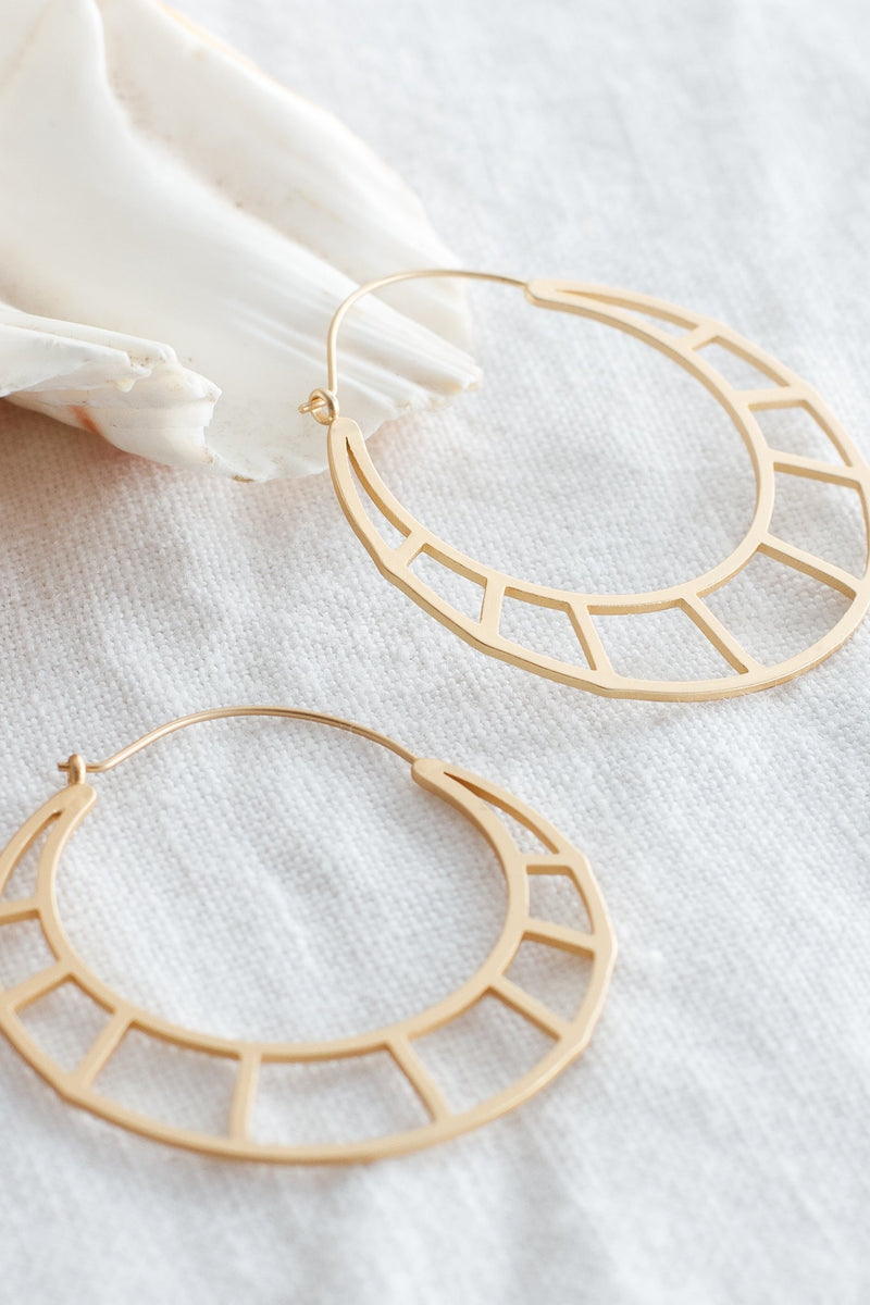 Boucles d'oreilles Dinah en or