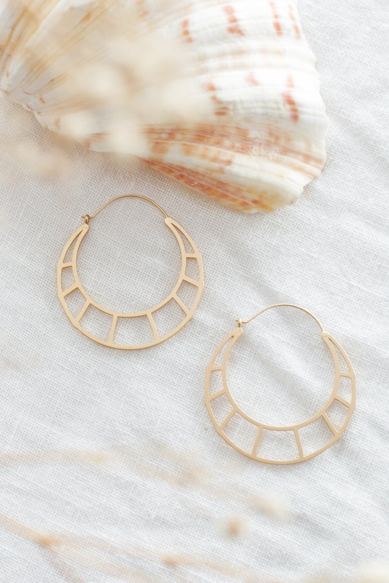 Boucles d'oreilles Dinah en or