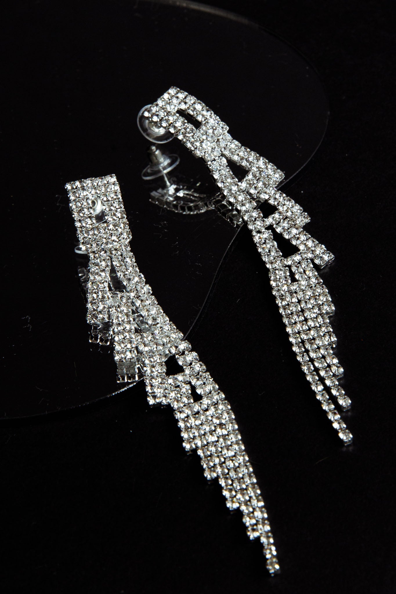 Boucles d'oreilles Darma Diamante Argent
