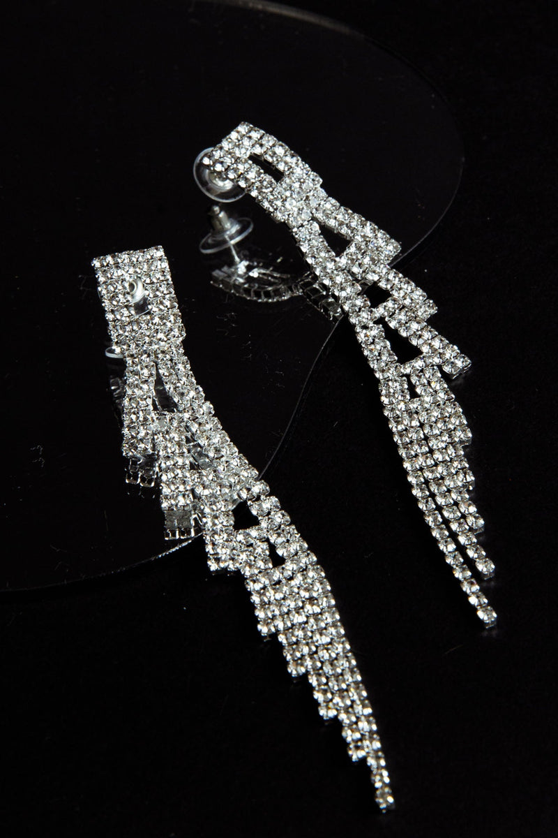 Boucles d'oreilles Darma Diamante Argent