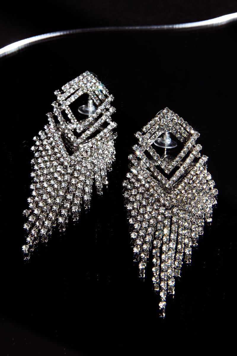 Boucles d'oreilles pendantes en diamanté Kate Argent