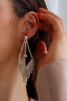 Boucles d'oreilles à franges Victoria Diamante Or