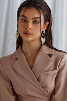 Boucles d'oreilles à franges Victoria Diamante Or