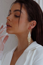 Boucles d'oreilles à franges Alessandra Diamante Or