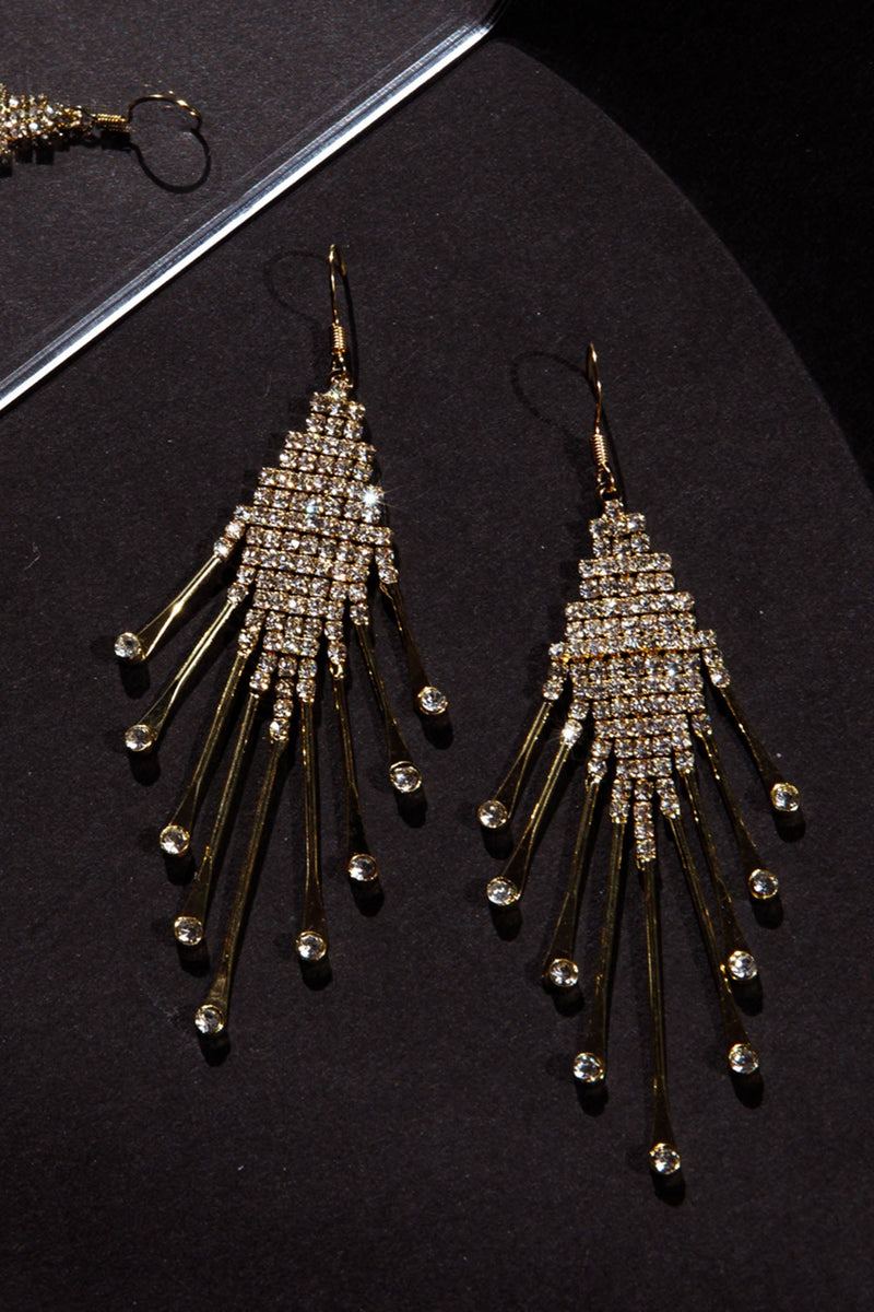 Boucles d'oreilles à franges Alessandra Diamante Or