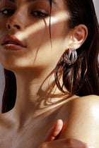 Boucles d'oreilles triples en argent Dominique