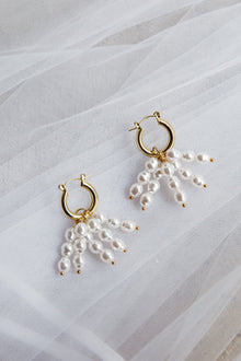 Boucles d'oreilles Forever Pearls Or