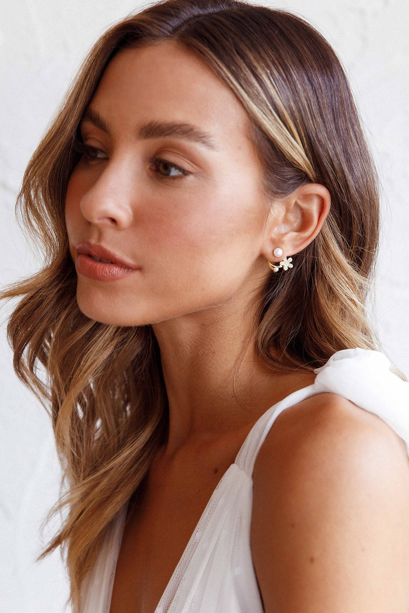 Boucles d'oreilles Dakota Pearl Or