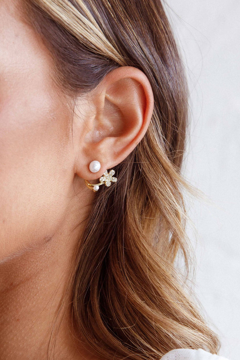 Boucles d'oreilles Dakota Pearl Or