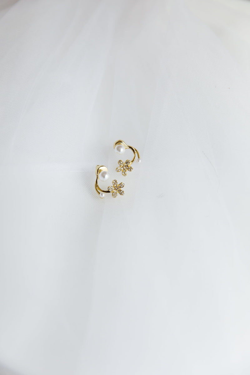 Boucles d'oreilles Dakota Pearl Or
