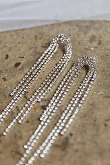 Boucles d'oreilles pendantes Angela Diamante Argent