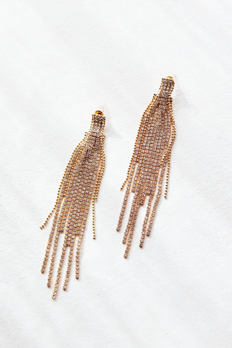 Boucles d'oreilles à frange Merida Or