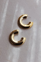 Boucles d'oreilles Hailie Chunky en Or