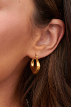 Boucles d'oreilles Huggie Géométriques Tilly Or