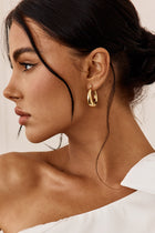 Boucles d'oreilles ovales chunky Lola Or