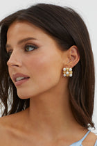 Boucles d'oreilles perles en plaqué or