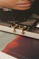 Boucles d'oreilles créoles Lucida Diamante Or