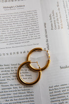 Boucles d'oreilles créoles Méduse Or