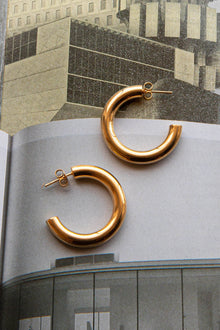 Boucles d'oreilles créoles ouvertes Zayda Or