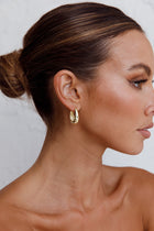 Boucles d'oreilles créoles Helena en or