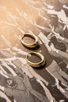 Boucles d'oreilles créoles Helena en or