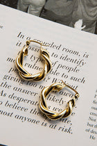Boucles d'oreilles créoles Fate en or
