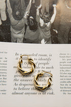 Boucles d'oreilles créoles Fate en or