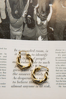 Boucles d'oreilles créoles Fate en or