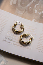 Boucles d'oreilles créoles Fate en or