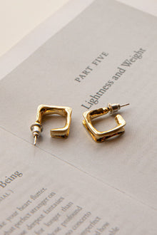Boucles d'oreilles créoles ouvertes Isis en or