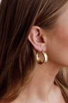 Boucles d'oreilles créoles Osiris en or