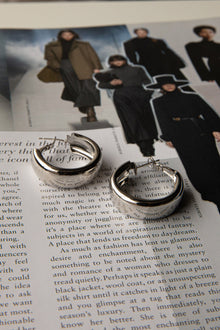 Boucles d'oreilles créoles Osiris en argent